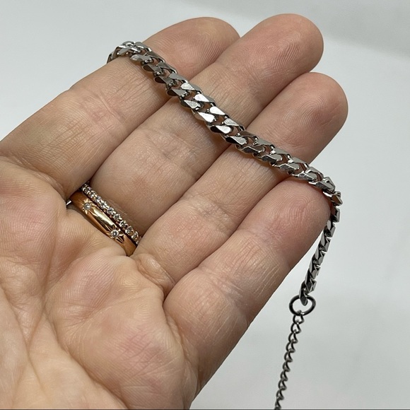Stainless Steel Flat Curb Adjustable Chain Bracelets - High Quality - Picture 10 of 10